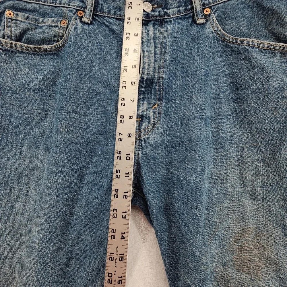 Levis 38 Blue 505 Regular Fit Denim Shorts Vintage 90s Y2K Streetwear Skater